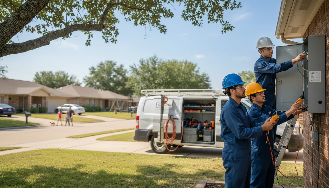 Certified electrician providing emergency electrical services in New Middletown, OH
